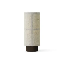 Lampe Sans Fil Rechargeable Hashira Tissu Beige / O 10 X H 23,5 Cm - Lin - Menu