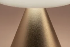 Lampe Sans Fil Rechargeable Mina Mini Led Metal Plastique Or / H 8,3 Cm / Indoor - Lexon