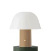 Lampe Sans Fil Rechargeable Setago  Jh27 Plastique Vert Beige / By Jaime Hayon - &Tradition