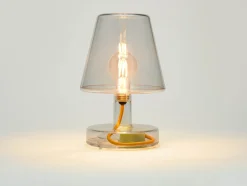 Lampe Sans Fil Rechargeable Transloetje Soap Led Plastique Transparent / O 16 X H 25 Cm - Fatboy