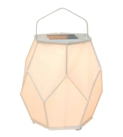 Lampe Solaire D'extérieur La Lampe Couture Large Tissu/ Hybride & Connectee - O 56 X H 75 Cm - Maiori