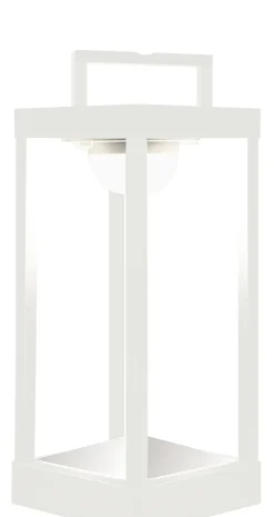 Lampe Solaire D'extérieur La Lampe Parc M Metal Verreled / Hybride & Connectee - Dock Usb - H 40 Cm - Maiori