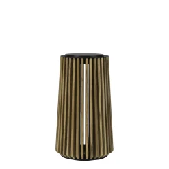 Lampe Solaire D'extérieur Maya Large Bois Naturel / O 28 X H 48 Cm - Teck Recycle - Vincent Sheppard