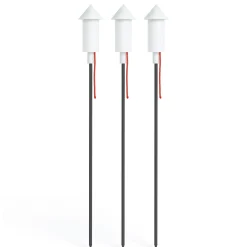 Lampe Solaire D'extérieur Pret A Racket Plastique/ Set 3 Lampes Led A Planter En Forme De Fusee - Fatboy