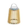 Lampe Solaire D'extérieur Solare Bois Naturel Bois / H 40 Cm - Recharge Solaire Ou Usb - Unopiu