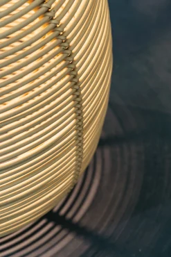 Lampe Solaire D'extérieur Tika Small Plastique Beige / Lanterne Led - Base Acier / H 59 Cm - Vincent Sheppard