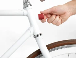 Lampe Velo Magnetique Lucetta Plastique Rouge / Set 2 Lampes Aimantees (Lumieres Rouge + Blanche) - Palomar