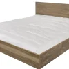 Lit Double Bedpost Bois Naturel / King Size - 180 X 200 Cm - Pop Up Home