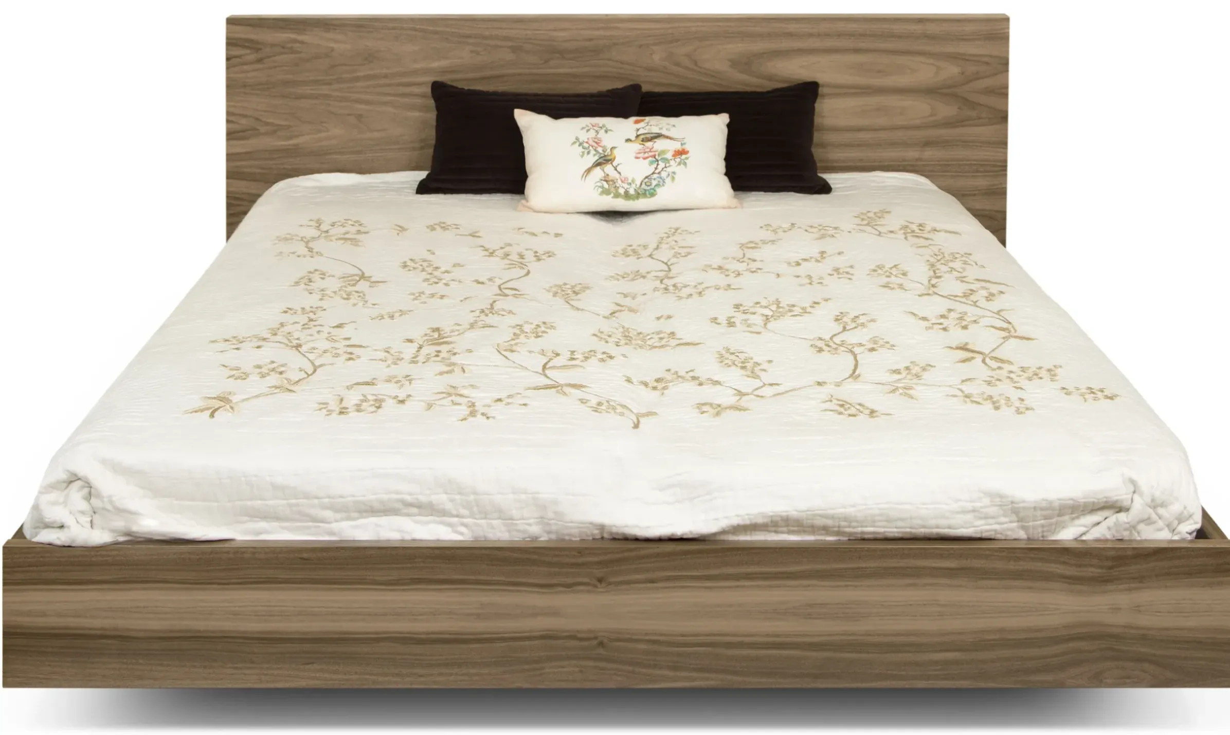 Lit Double Bedpost Bois Naturel / King Size - 180 X 200 Cm - Pop Up Home