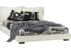 Lit Double Nebula Five Tissu Blanc / 183 X 214 Cm - Diesel With Moroso