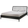 Lit Double Spindle Bois / Pour Matelas 180 X 200 Cm - Chene Massif - Ethnicraft