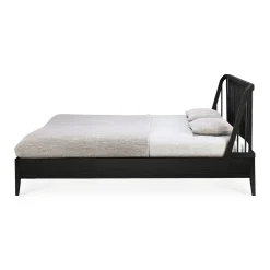 Lit Double Spindle Bois / Pour Matelas 180 X 200 Cm - Chene Massif - Ethnicraft