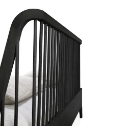 Lit Double Spindle Bois / Pour Matelas 180 X 200 Cm - Chene Massif - Ethnicraft