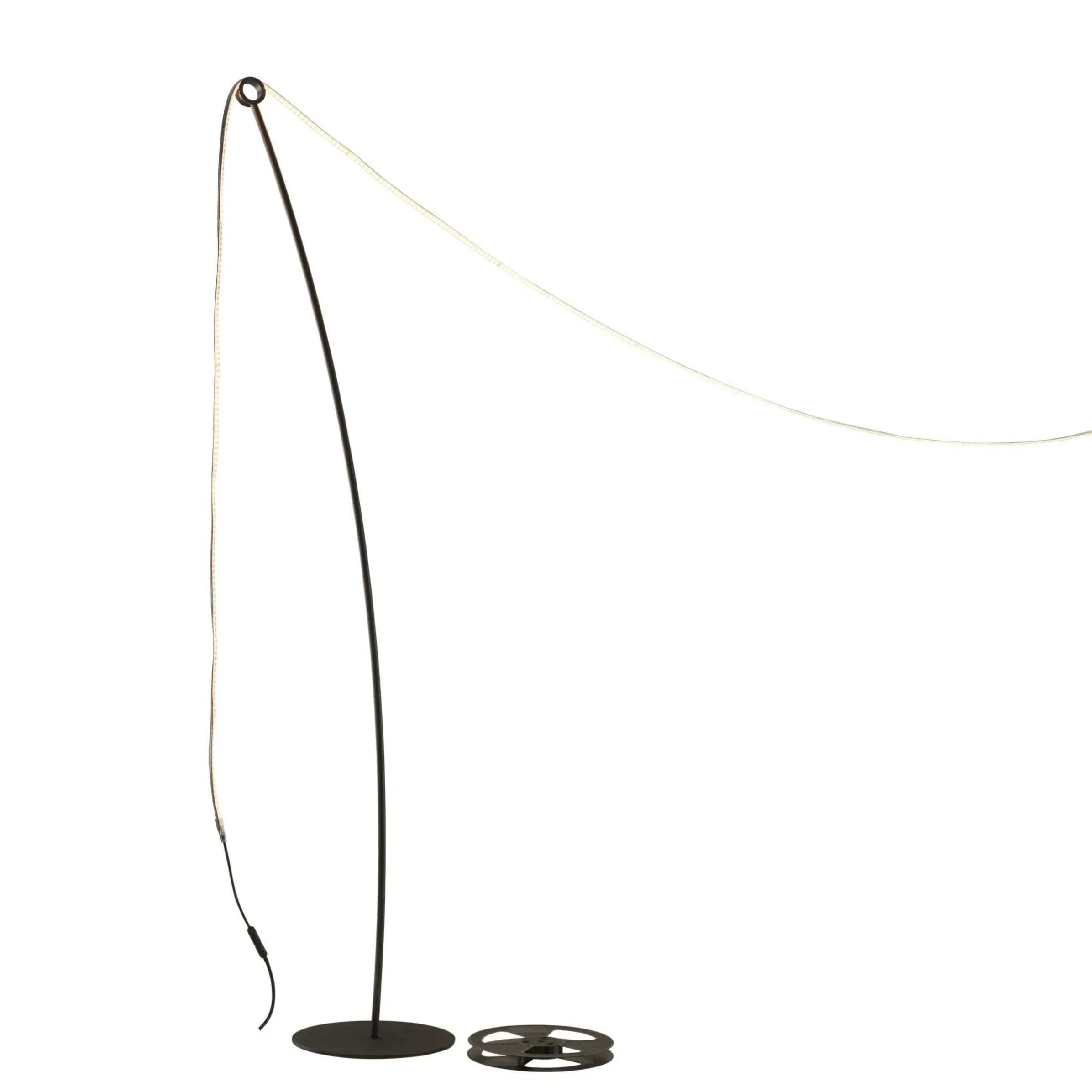 Lumineuse Exterieur Feston Ruban Led Plastique Noir 8 Metres - Cinna