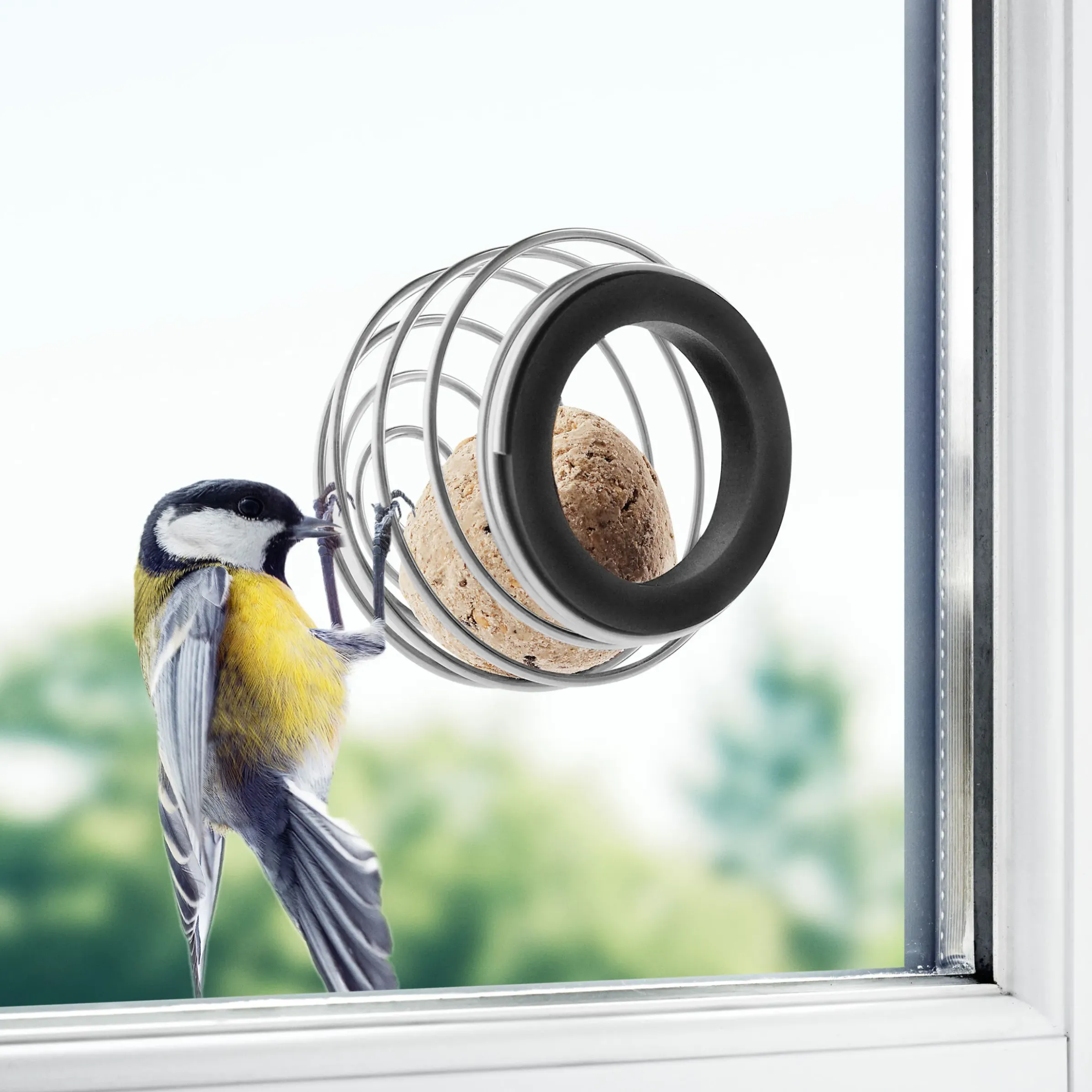 Mangeoire A Oiseaux Metal / Pour Fenetre - O 8,5 Cm - Eva Solo