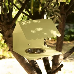 Mangeoire A Oiseaux Picoti Metal Jaune / Metal - A Suspendre Ou Visser - Fermob