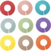 Marque-Verre Chic Glass Rainbow Plastique/ Set De 9 - L'Atelier Du Vin