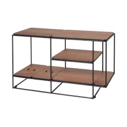 Meuble Acoustique Lines Bois Naturel / Pour Materiel Audio - 50 X 88 X P 39 Cm (Horizontal Ou Vertical) - La Boite Concept