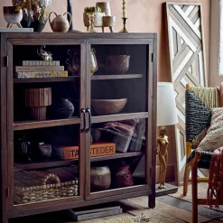 Meuble De Rangement Marl Marron Bois Naturel / L 95 X H 100 Cm - Bloomingville