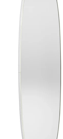 Miroir Lumineux La Plus Belle Argent Metal Led / By Starck - H 205 Cm - Flos