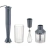 Mixeur Plongeant Plisse Plastique/ 500 W - Avec Bol Gradue, Hachoir & Fouet - Alessi
