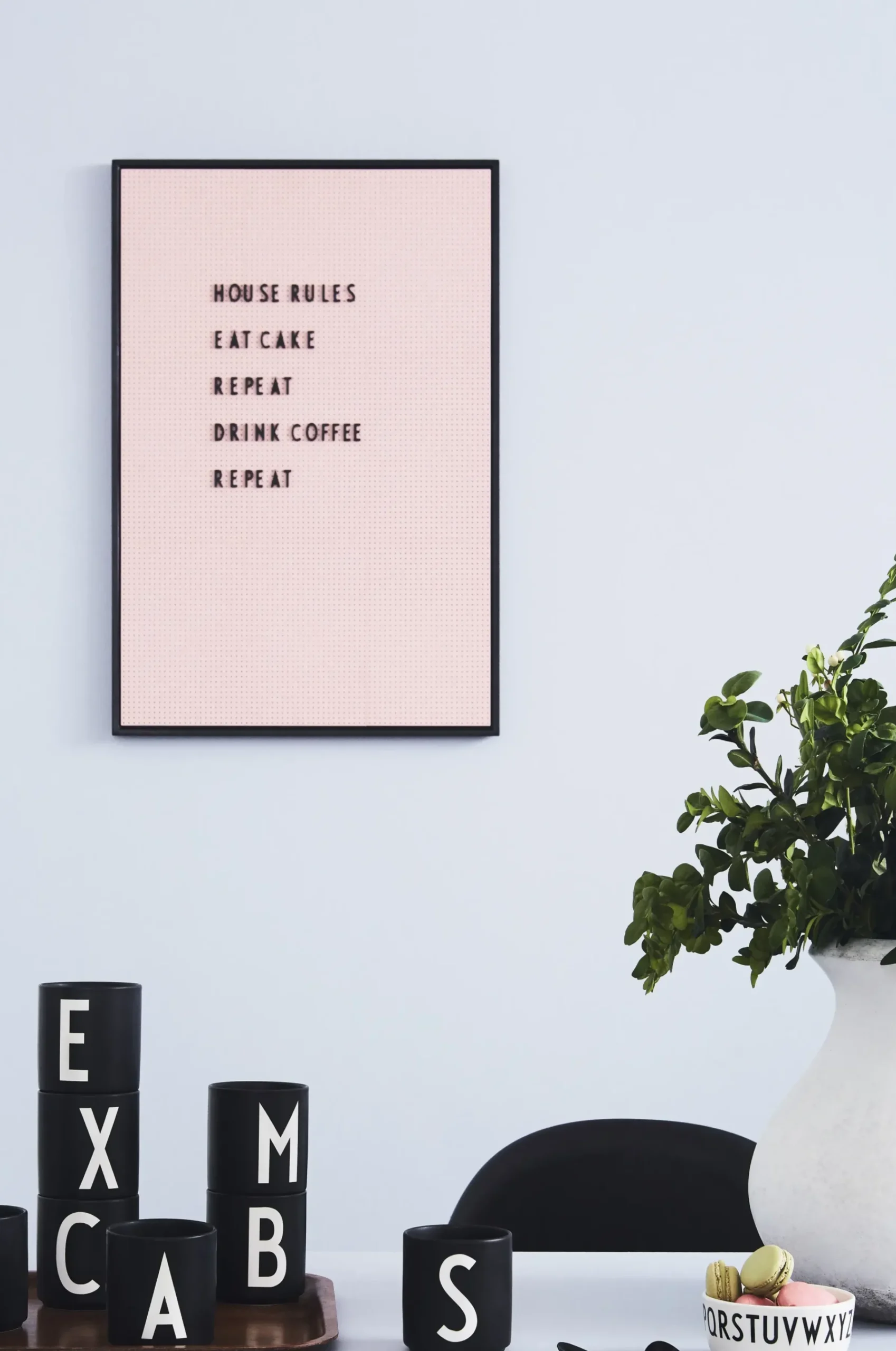 Mug A-Z Ceramique / Porcelaine - Lettre B - Design Letters
