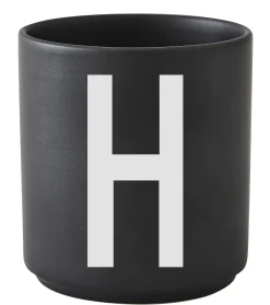 Mug A-Z Ceramique / Porcelaine - Lettre H - Design Letters