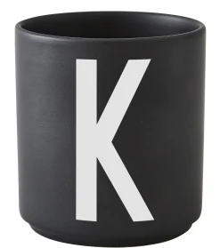 Mug A-Z Ceramique / Porcelaine - Lettre K - Design Letters
