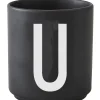 Mug A-Z Ceramique / Porcelaine - Lettre U - Design Letters