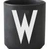 Mug A-Z Ceramique / Porcelaine - Lettre W - Design Letters