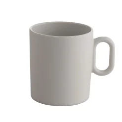 Mug Dressed En Plein Air Plastique Gris / Melamine - Alessi