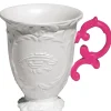 Mug I-Mug Ceramique Blanc Rose - Seletti
