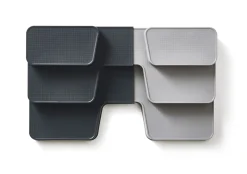 Organisateur De Placard  Plastiqueextensible / 3 Niveaux - L 42 A 62 Cm X P. 26 Cm - Joseph Joseph