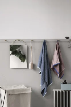 Panier A Linge Herman Tissu Blanc Beige / Pliable - Metal & Tissu - Ferm Living