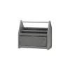 Panier Locker Box Small Tissu Gris / Organiseur De Bureau - Tissu / L 36,5 Cm - Vitra