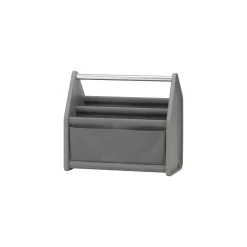 Panier Locker Box Small Tissu Gris / Organiseur De Bureau - Tissu / L 36,5 Cm - Vitra