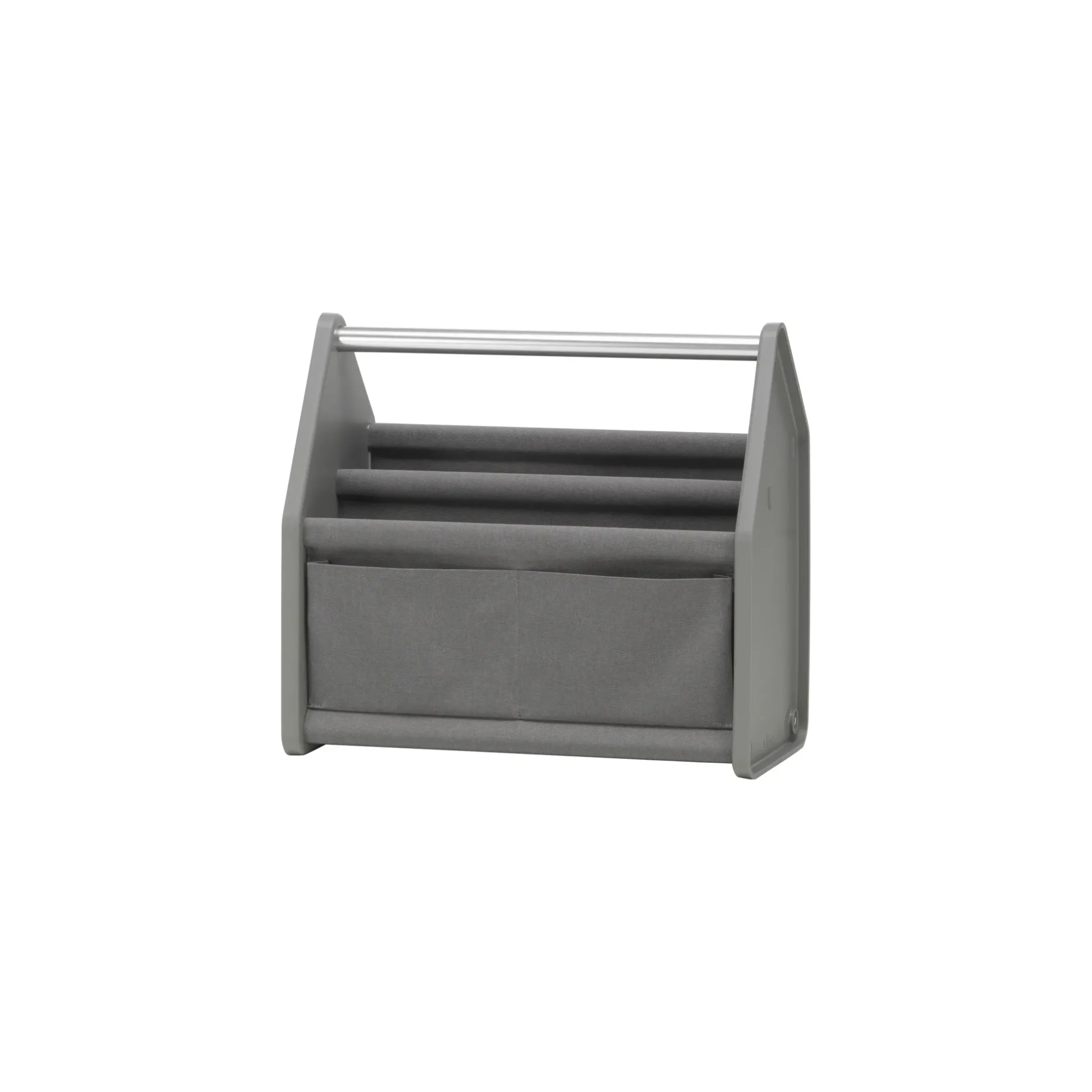 Panier Locker Box Small Tissu Gris / Organiseur De Bureau - Tissu / L 36,5 Cm - Vitra
