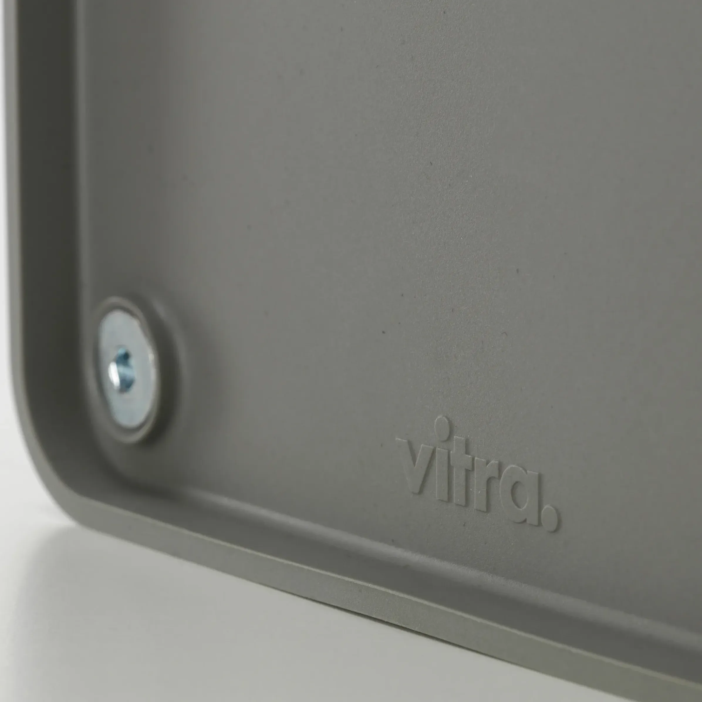 Panier Locker Box Small Tissu Gris / Organiseur De Bureau - Tissu / L 36,5 Cm - Vitra