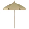 Parasol Lull Tissu Beige / O 200 Cm - Tissu & Bois - Ferm Living