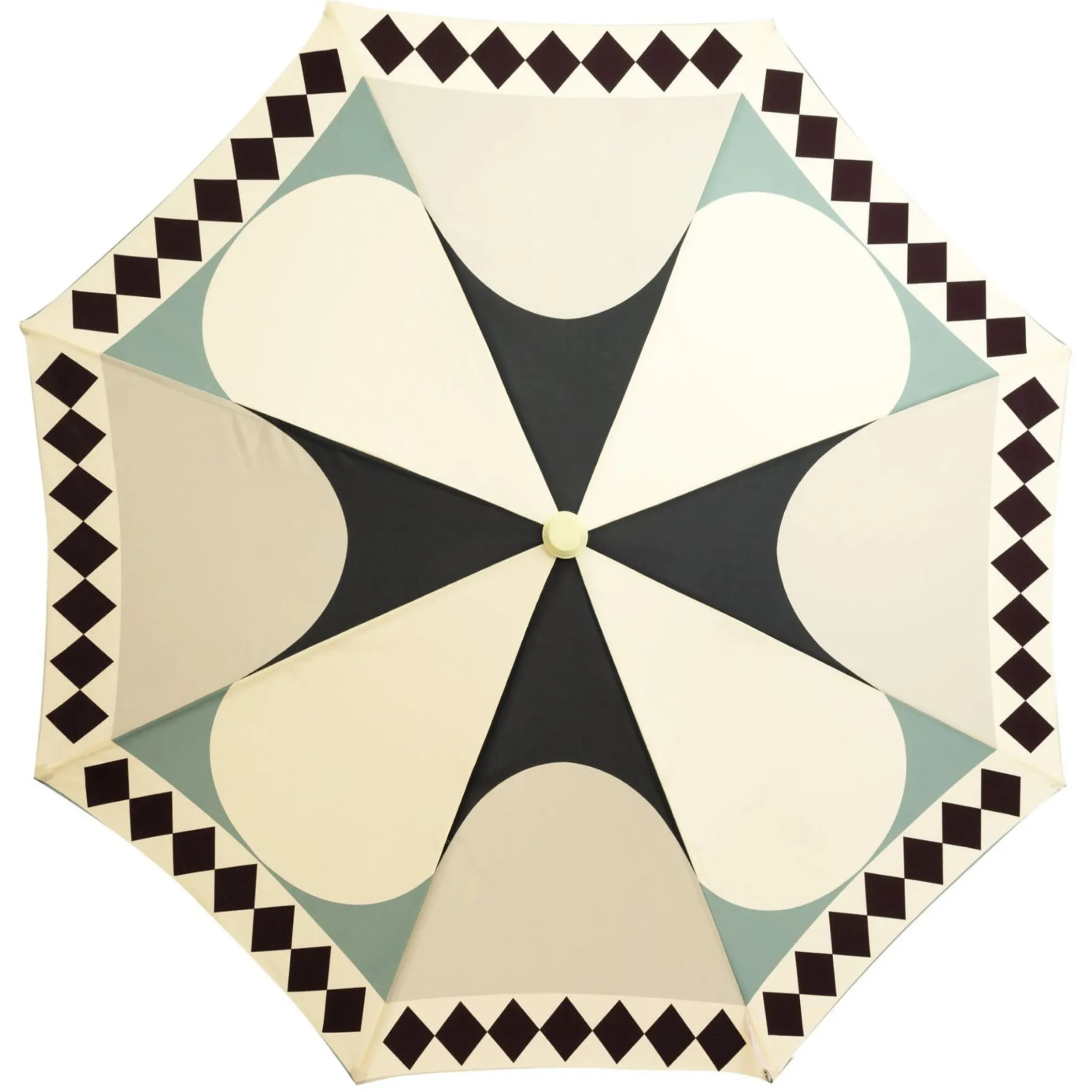 Parasol The Amalfi Tissu Bois Multicolore Vert / O 230 Cm - Business & Pleasure
