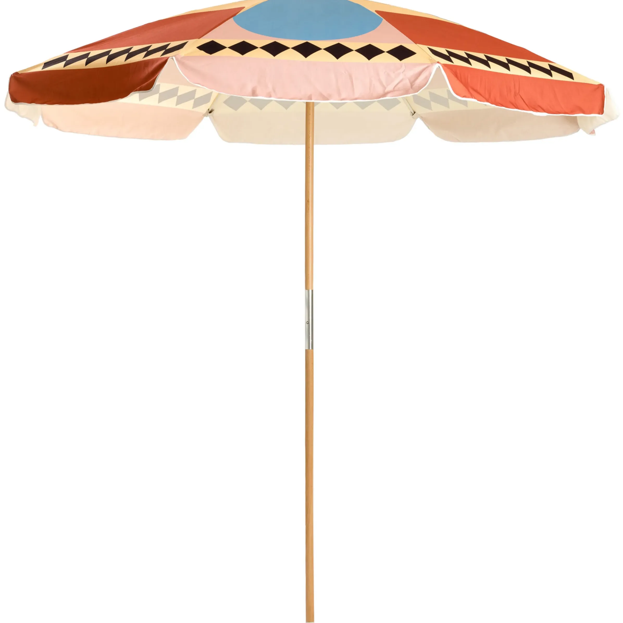 Parasol The Amalfi Tissu Bois Rose Multicolore / O 230 Cm - Business & Pleasure