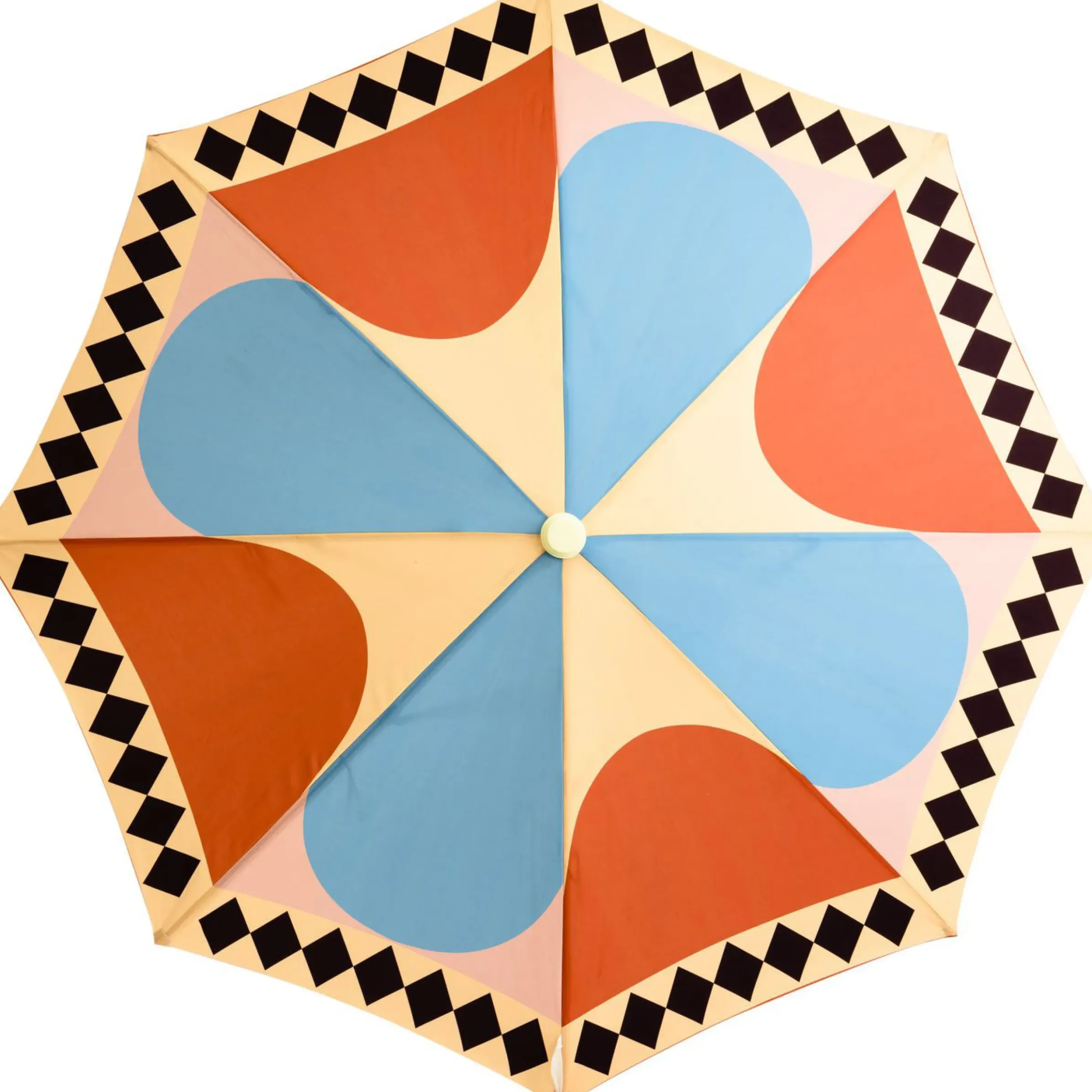 Parasol The Amalfi Tissu Bois Rose Multicolore / O 230 Cm - Business & Pleasure