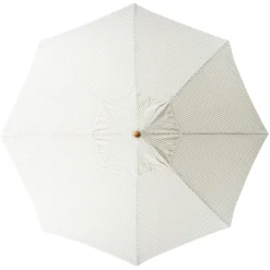 Parasol The Market Tissu Bois Blanc Vert Beige / O 210 Cm - Business & Pleasure