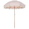 Parasol The Premium Beach Tissu Bois Rose / O 180 Cm - Inclinable - Business & Pleasure