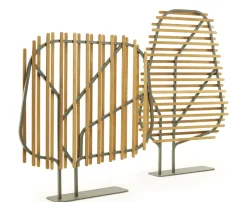 Paravent Clostra Bois Naturel / L 123 X H 175 Cm - Ethimo