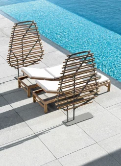 Paravent Clostra Bois Naturel / L 123 X H 175 Cm - Ethimo