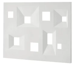 Paravent Frames Plastique Blanc / Cloison Modulable - Interieur / Exterieur - 150 X 200 Cm - Myyour