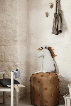 Patere Animal Bois / Hippo - Sculpte Main - Ferm Living