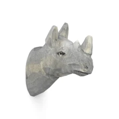 Patere Animal Bois / Rhino -Sculpte Main - Ferm Living