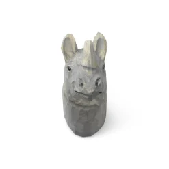 Patere Animal Bois / Rhino -Sculpte Main - Ferm Living